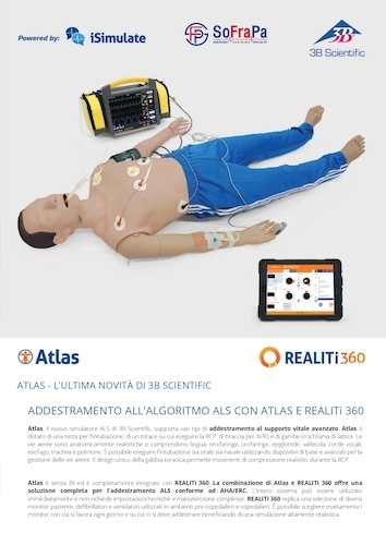 ATLAS, il nuovo Manichino ALS di 3B Scientific e iSimulate